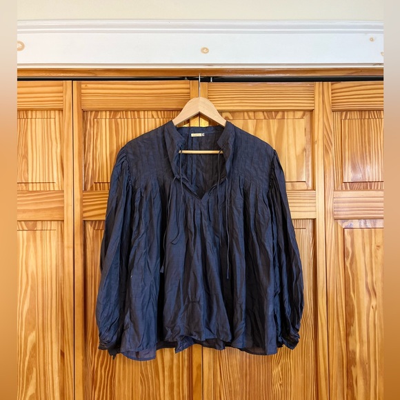 Matta NY Phool Top Blouse, Small, Iron (Navy) - Picture 2 of 9